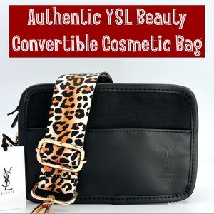 🆕 YSL Beauty Cosmetic Pouch to Convertible Bum/Crossbody/Shoulder Bag Handbag